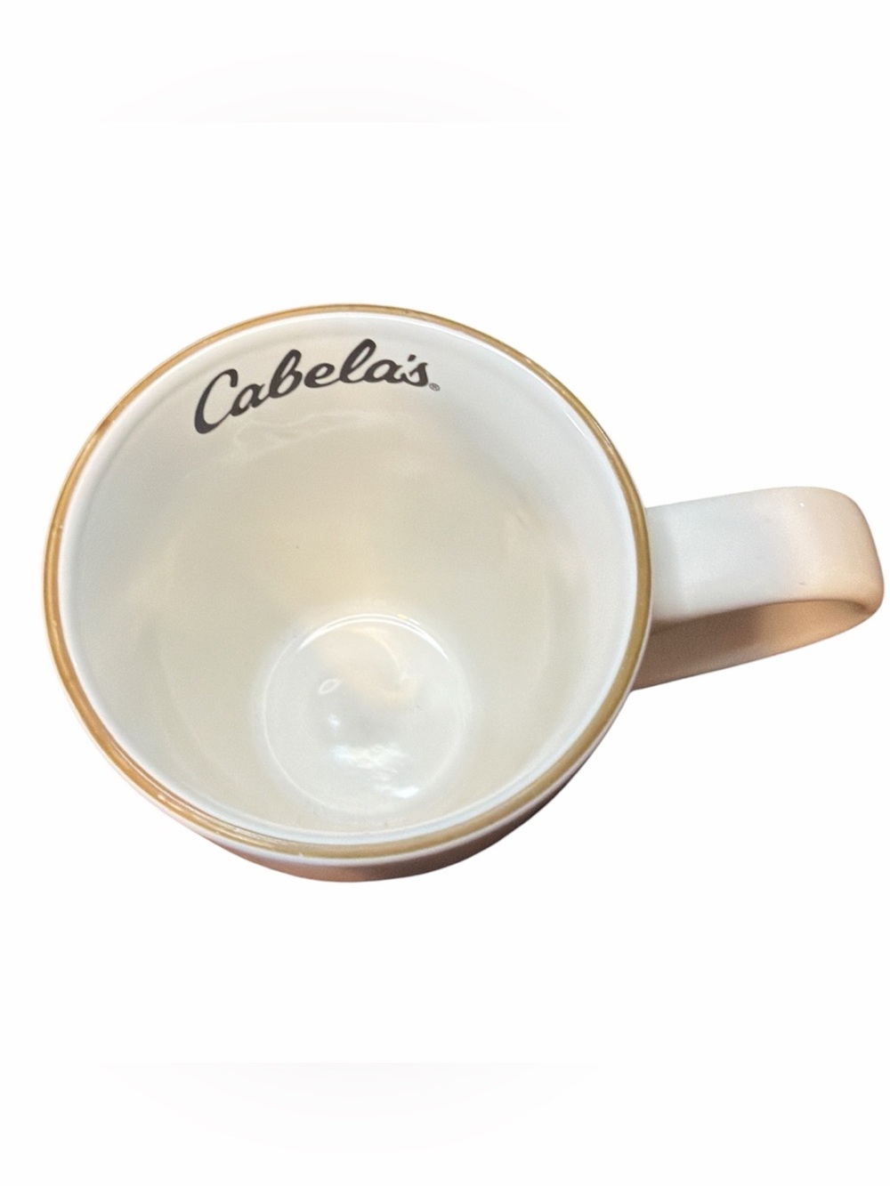 Cabelas White Deer Scene Ceramic Coffee Mug - Picture 5 of 7